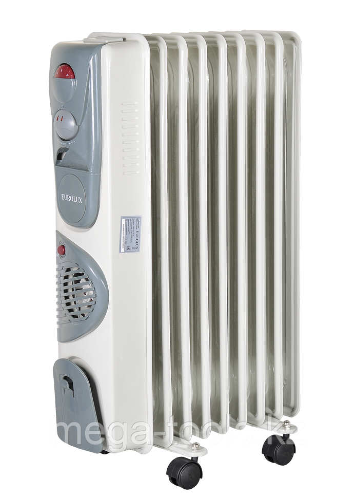 Масляный радиатор Eurolux ОМ-EU-9НВ с вентилятором - фото 1 - id-p116059767