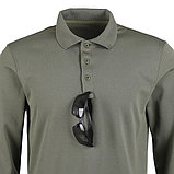 Поло тактическое Сплав Аргон L/S олива (60-62), фото 5