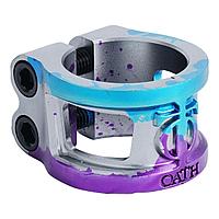 Зажим Oath Cage V2 Alloy 2 Bolt Clamp Blue/Purple/Titanium