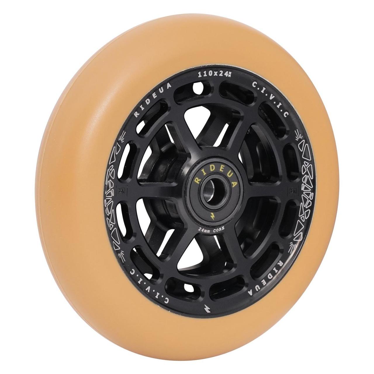 Колеса urbanArtt Civic 110x24mm Wheels Black/Gum - фото 3 - id-p116061600