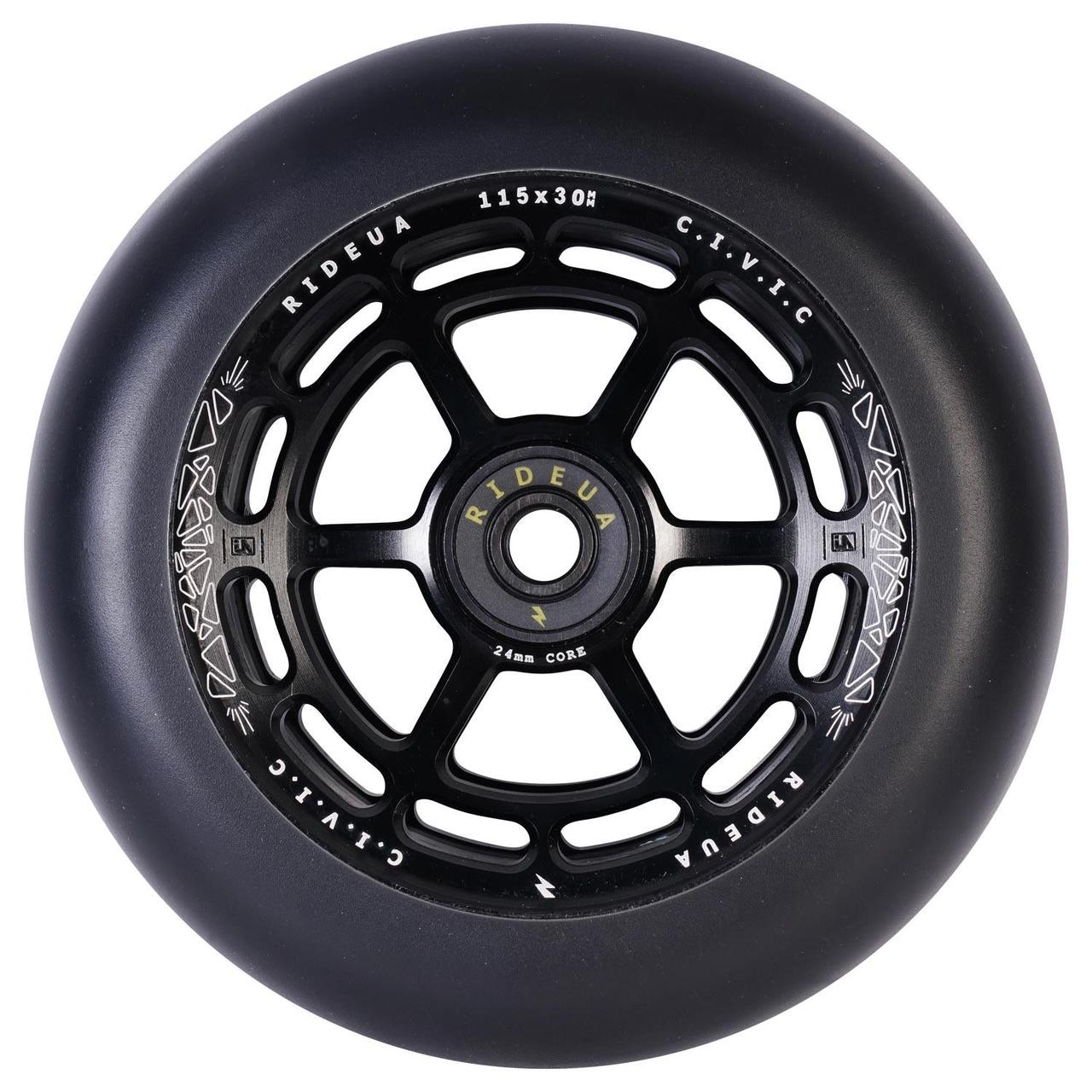 Колеса urbanArtt Civic 115 x 30mm Wheels Black/Black - фото 1 - id-p95496688