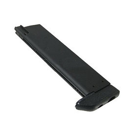 Магазин KWC для пистолета National Match Green Gas, на 13 шариков. Корпус - Металл. Цвет - Черный