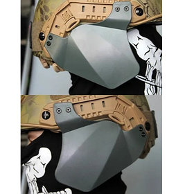 Набор боковой защиты для шлема FMA Цвет - Серо-зеленый.