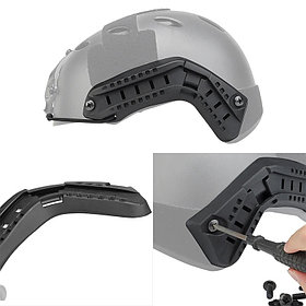 Набор направляющих с крепежом на шлем Maritime FMA Цвет - Черный.