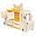 PITUSO Стеллаж для игрушек с ящиками Doggie,Beige/Бежевый+желтый,125*33*89h, фото 3