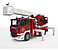 Bruder Игрушечная Пожарная машина Scania выдвижной лестницей и помпой (Брудер), фото 3