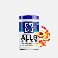 Аминокислоты All 9 Amino, 330 g, USN Nectarine