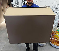 Огромная плотная картонная коробка для переезда вещей 700*500*500 мм. Гофротара. Гофрокартон. Коробки.