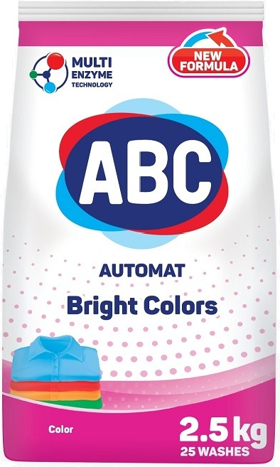 Стиральный порошок ABC Bright Colors, 2.5 кг. - фото 1 - id-p116065760