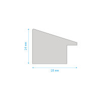 Пластиковая рамка OfficeSpace №12, 21*30 см, черная - фото 4 - id-p116065724