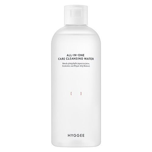 Мультифункциональная очищающая вода для лица hyggee all-in-one care cleansing water
