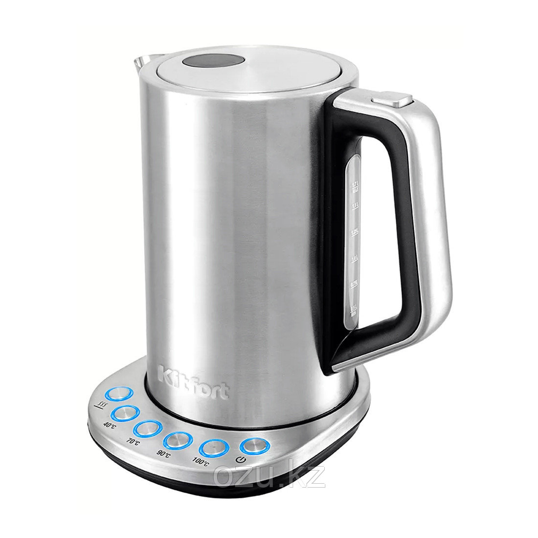 Чайник электрический Kitfort KT-621 стальной, фото 1