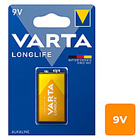 VARTA LONGLIFE 9v (крон) 6LR61 BL1 батареясы