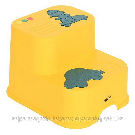 PITUSO Подставка для ног 2-ступенчатая антискользящая Yellow/Желтая,30*35*24 см
