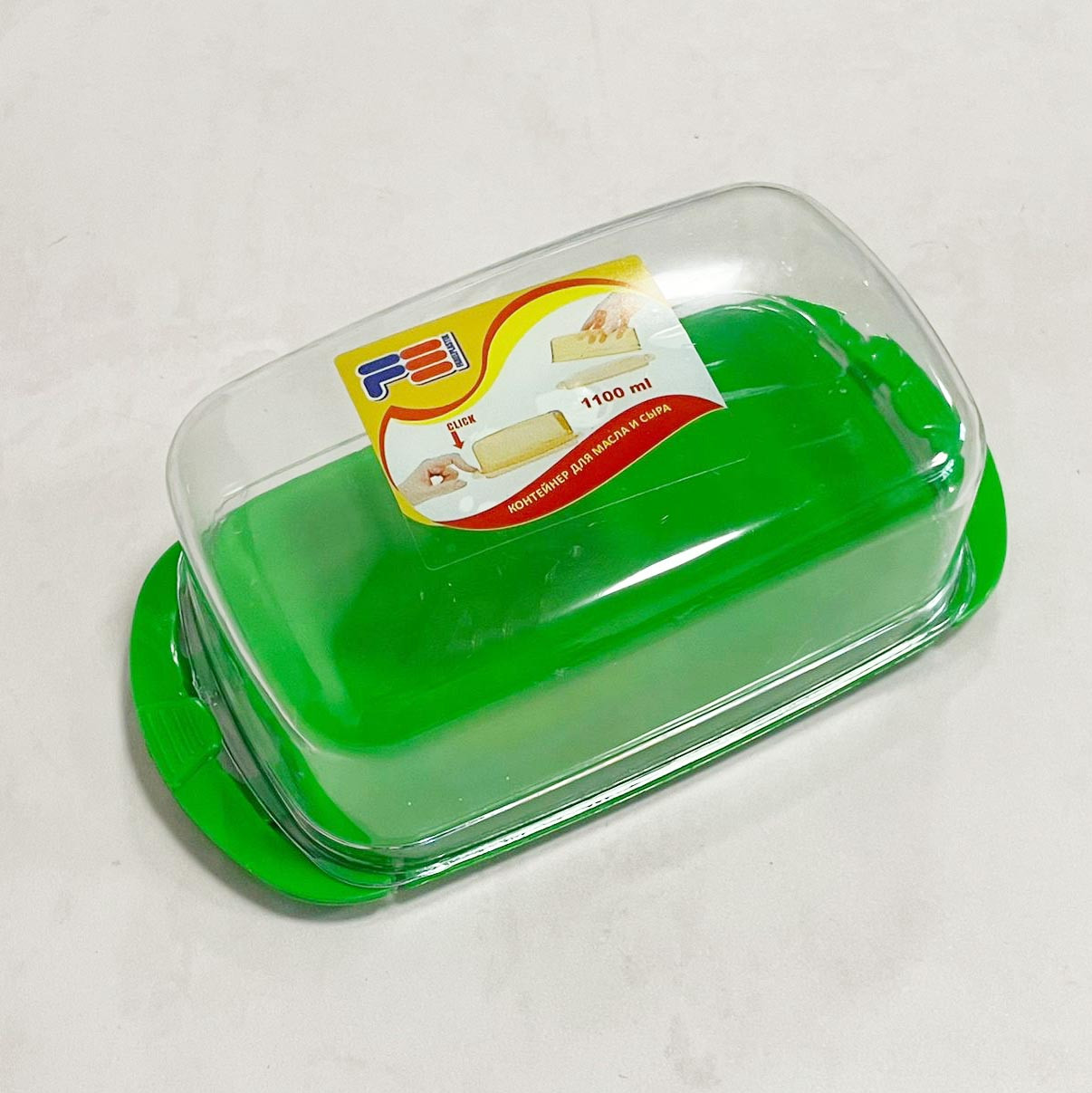 Масленка для масла FAR-EL PLASTIC зеленая - фото 2 - id-p116071049
