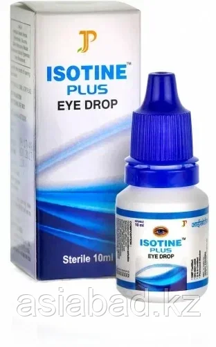 Айсотин Плюс ( Isotine Plus Drops Jagat ) глазные капли 10 мл, фото 1