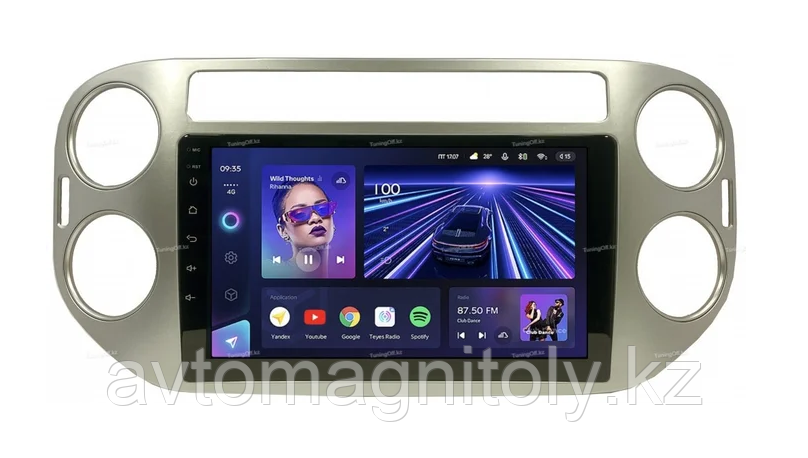 Автомагнитола Teyes CC3 2K 4GB/32GB для Volkswagen Tiguan 2010-2018