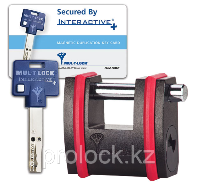 Навесной замок Mul-T-Lock SBNE 12 Interactive+, фото 1