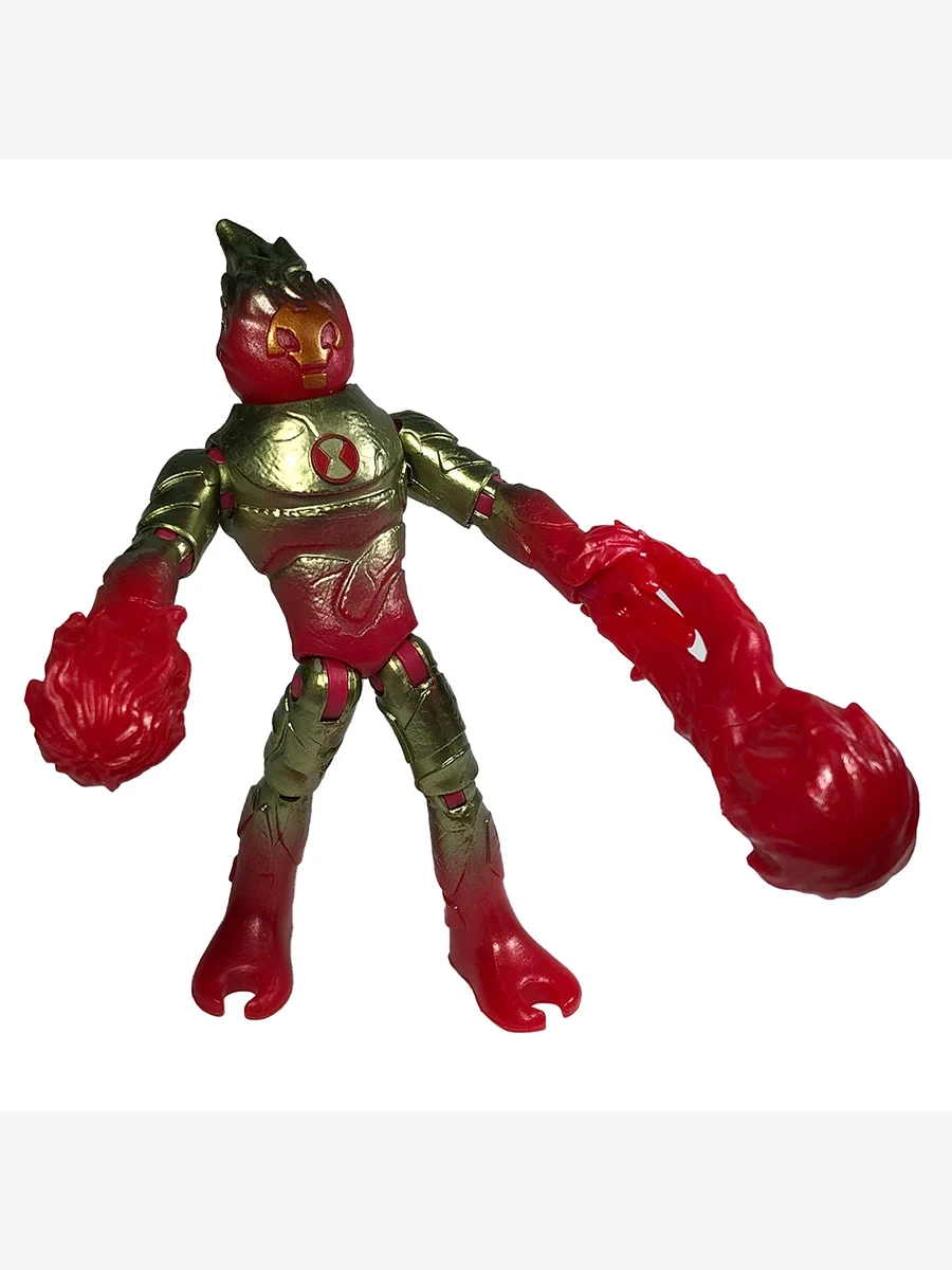 Фигурка игрушка Человек огонь Металлик Бен 10