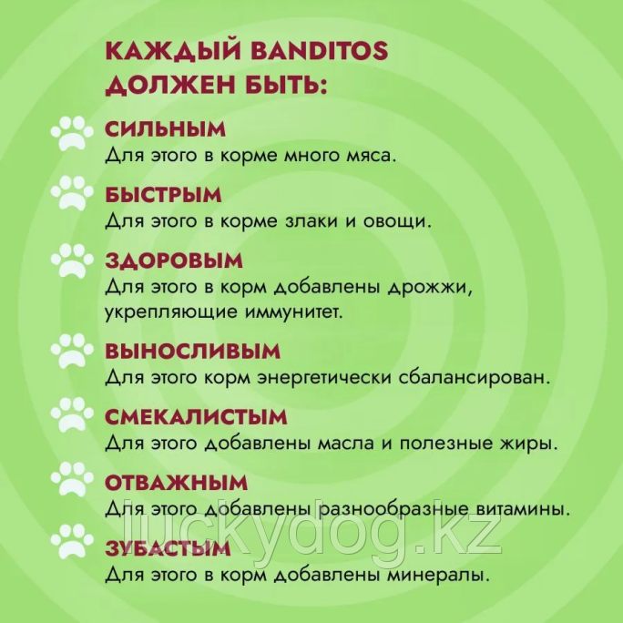 Banditos Курица 1,5кг сухой корм для взрослых кошек - фото 3 - id-p10905805