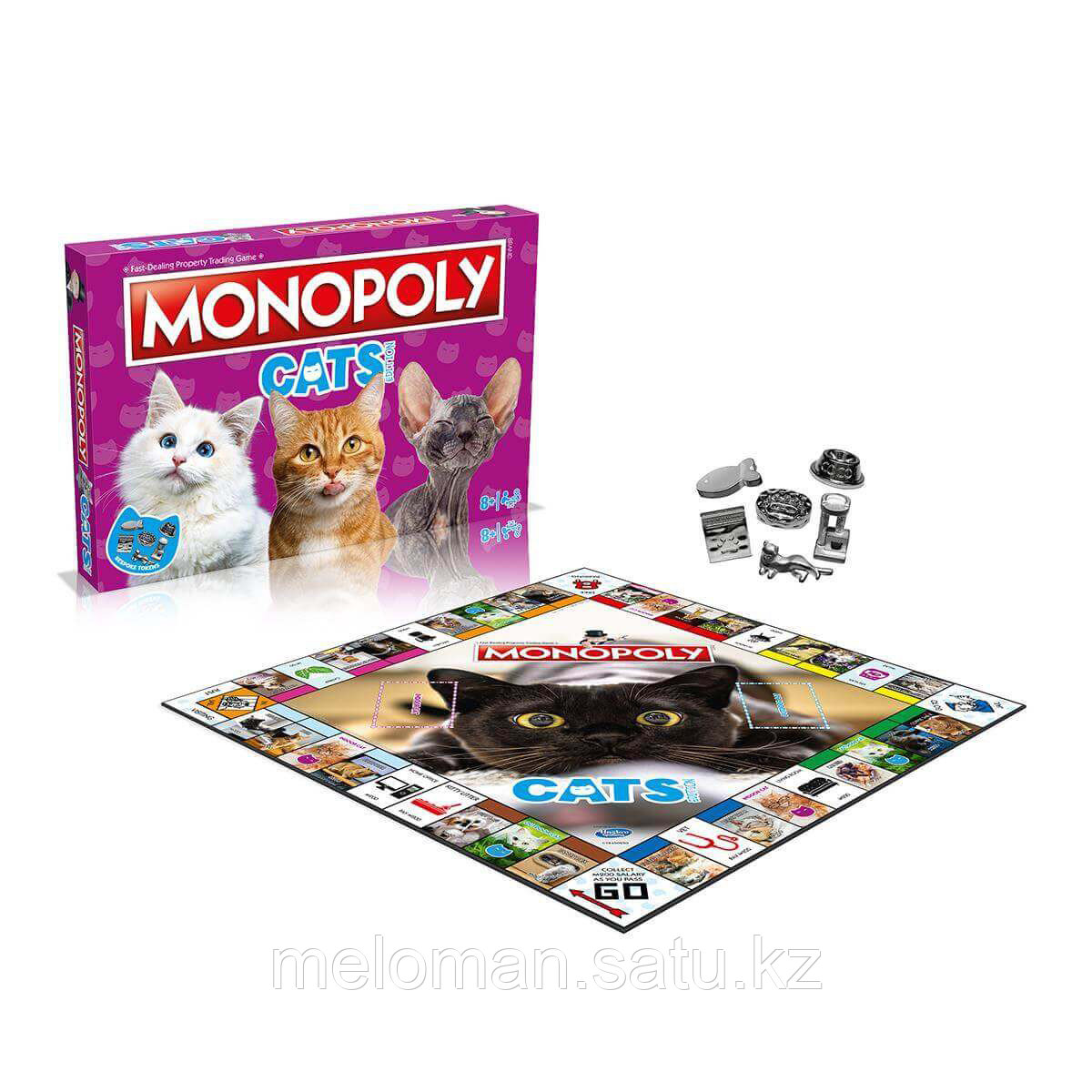 Hasbro: Monopoly Cats, англ. - фото 1 - id-p116076440