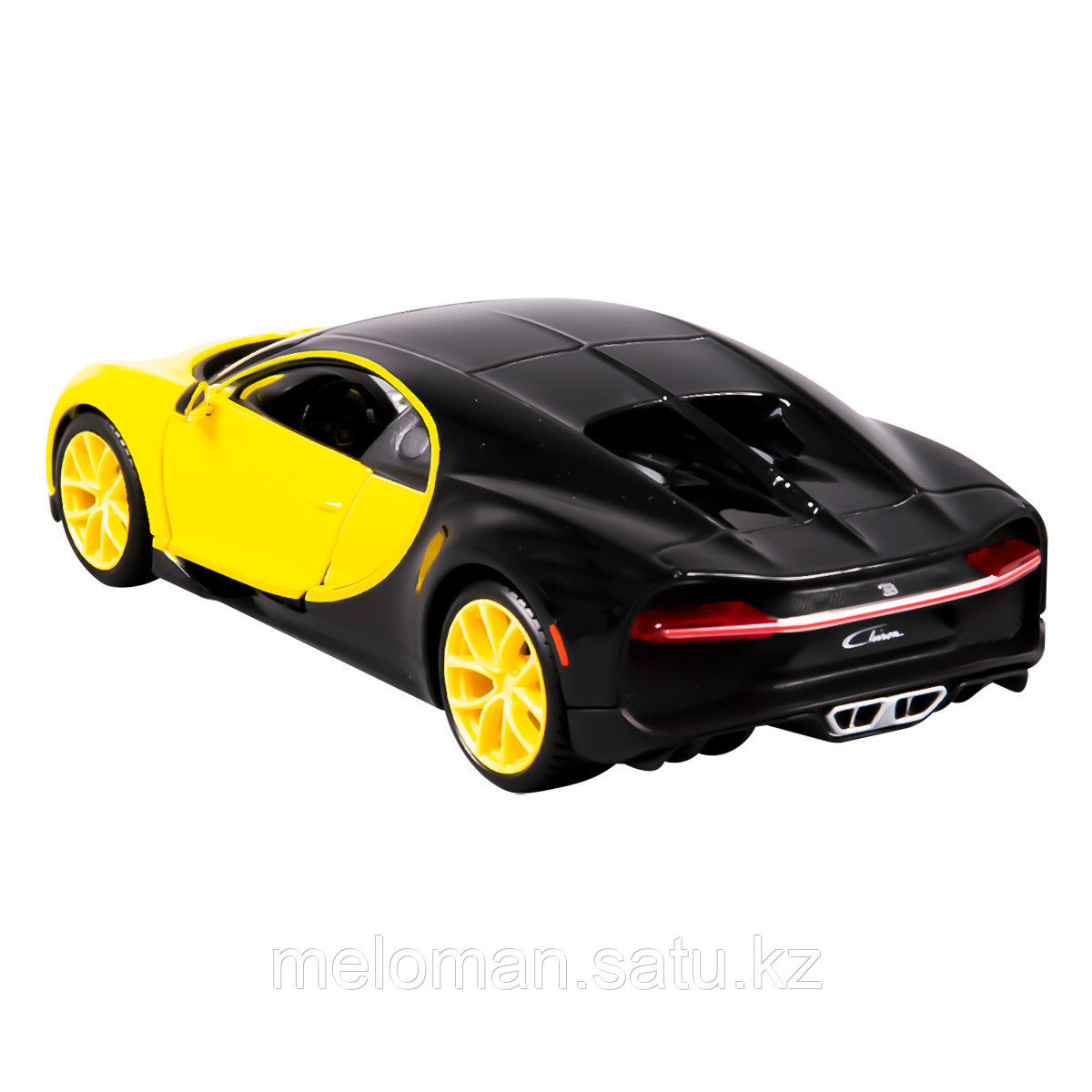 Maisto: 1:24 Bugatti Chiron (black/yellow) - фото 3 - id-p116076454