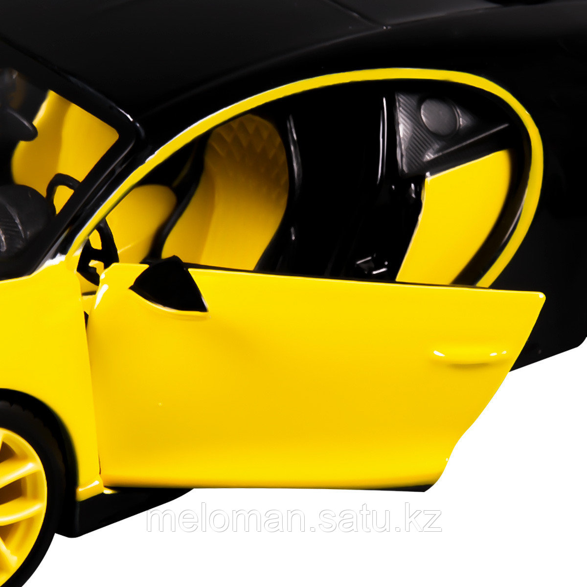 Maisto: 1:24 Bugatti Chiron (black/yellow) - фото 5 - id-p116076454