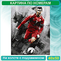 Картина по номерам "Футболист Криштиану Роналду 3" (40х50)