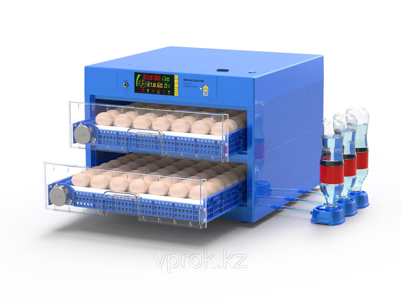 Инкубатор "Сhicken 128" на 128 яйц с функцией автоматического пополнения воды и регулировкой роликов