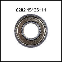 Подшипник шариковый "6202" (15*35*11 мм)