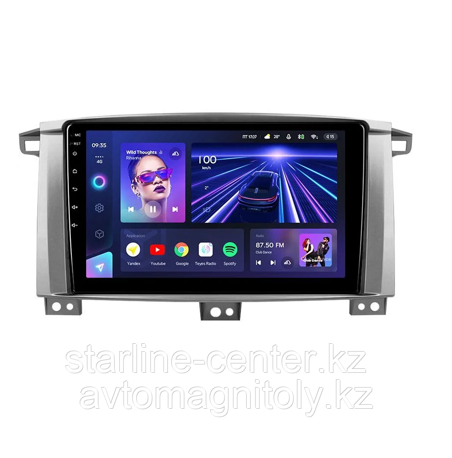 Автомагнитола Teyes CC3 2K 4GB/64GB для Toyota Land Cruiser 105GX 2003-2007