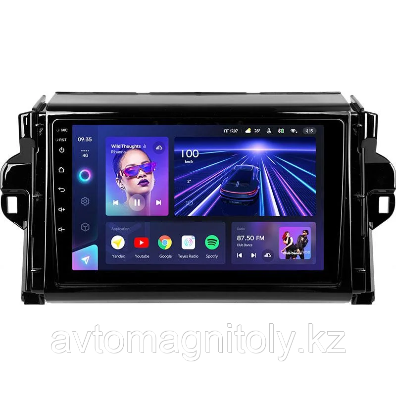 Автомагнитола Teyes CC3 2K 6GB/128GB для Toyota Fortuner 2015-2022