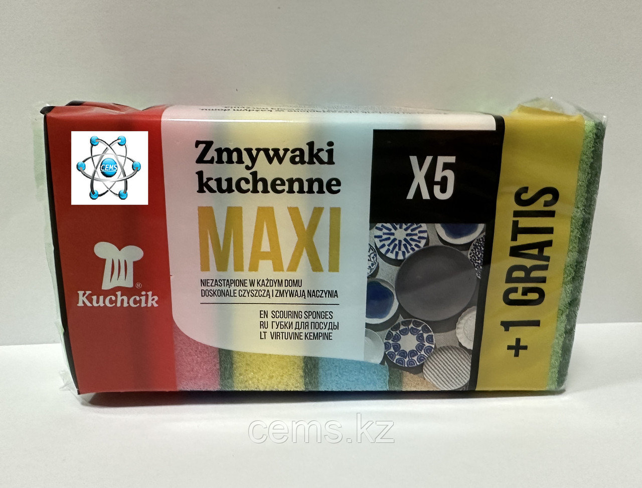 Губка для посуды Kuchcik Maxi, 5+1шт - фото 1 - id-p116078897