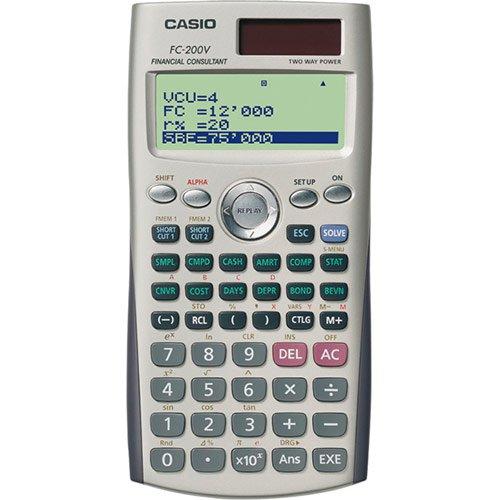 Калькулятор финансовый CASIO FC-200V-2-W-ET - фото 1 - id-p116079753
