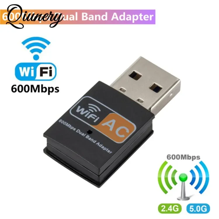 Wi-Fi Адаптер USB Dual Band 600Mbps wi-fi 5G - фото 1 - id-p116080035