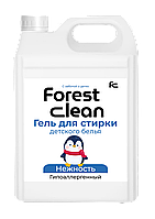 Гель для стирки детского белья Forest clean Нежность, 5 л