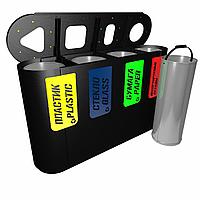 Урна для раздельного сбора мусора Город-4