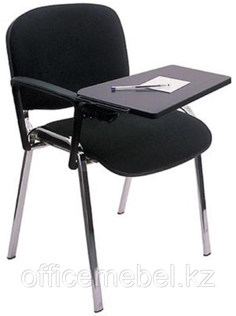Стул офисный ISO Q CHROME C-38 (DA) со столиком черный / серый - фото 1 - id-p116080810