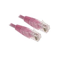 Патч-корд UTP Cablexpert PP12-0.5M-RO кат.5e, 0.5м, литой, многожильный (розовый)