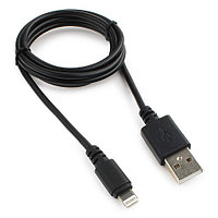 USB Cablexpert CC-USB-AP2MBP AM-Lightning кабелі, iPhone5 үшін-6-7-8- X, iPOD, IPAd, 1м, қара, пакет