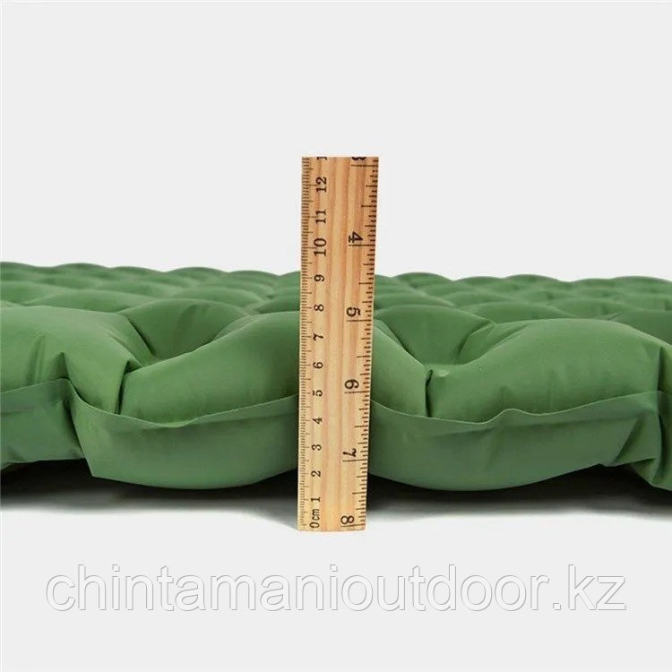 Надувной туристический матрас(коврик) для кемпинга Widesea зеленый - фото 4 - id-p116081361