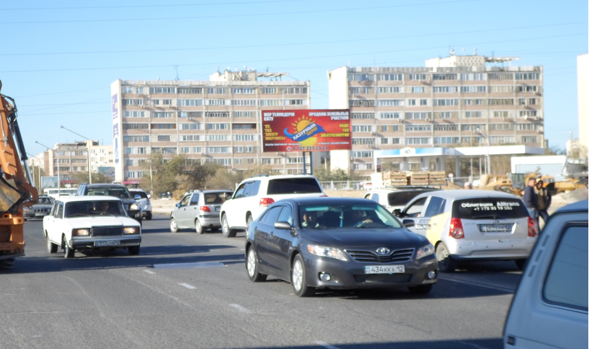 Реклама на билбордах: 23 мкр., перекресток базы Меловой, сторона «А»