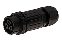 CAWP23-F INPIN Розетка кабельная 16A/250V/1P+N+E/IP68/D9-12 мм, безвинтовые контакты