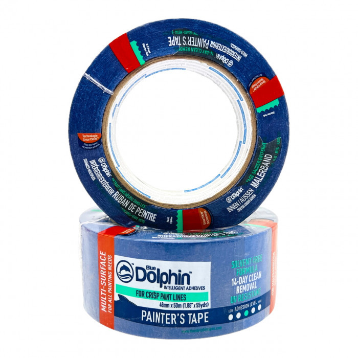 Малярная лента для покраски Blue Dolphin Painter's Tape, 48мм * 50м, Польша - фото 3 - id-p116083601