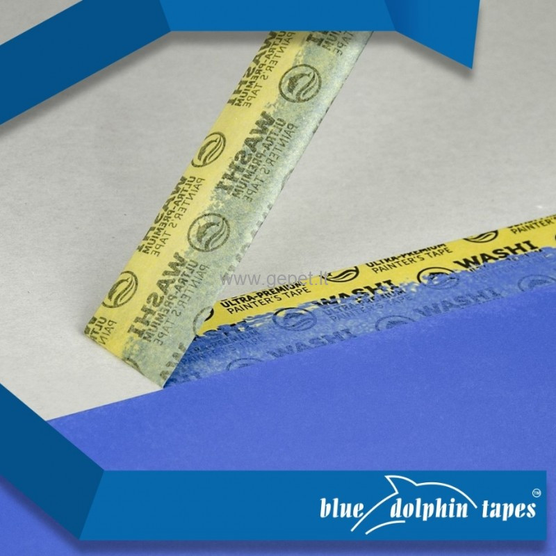 Малярная лента Blue Dolphin Washi Tape на рисовой бумаге, 30мм * 50м, Польша - фото 6 - id-p116084336