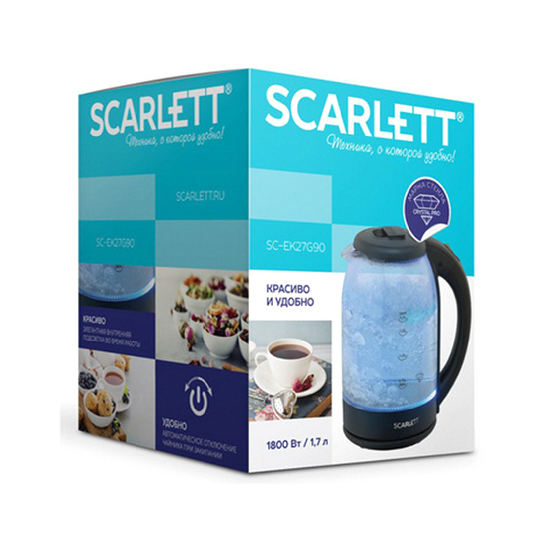 Электрический чайник Scarlett SC-EK27G90 - фото 3 - id-p116080015