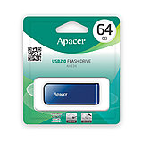 USB-накопитель  Apacer  AH334  AP64GAH334U-1  64GB  USB 2.0  Синий, фото 3