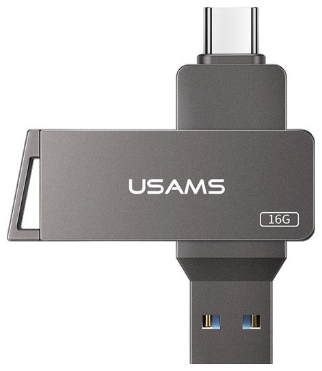 USB Flash карта Usams US-ZB199 32 Гб OTG Type-C+USB - фото 1 - id-p116086194