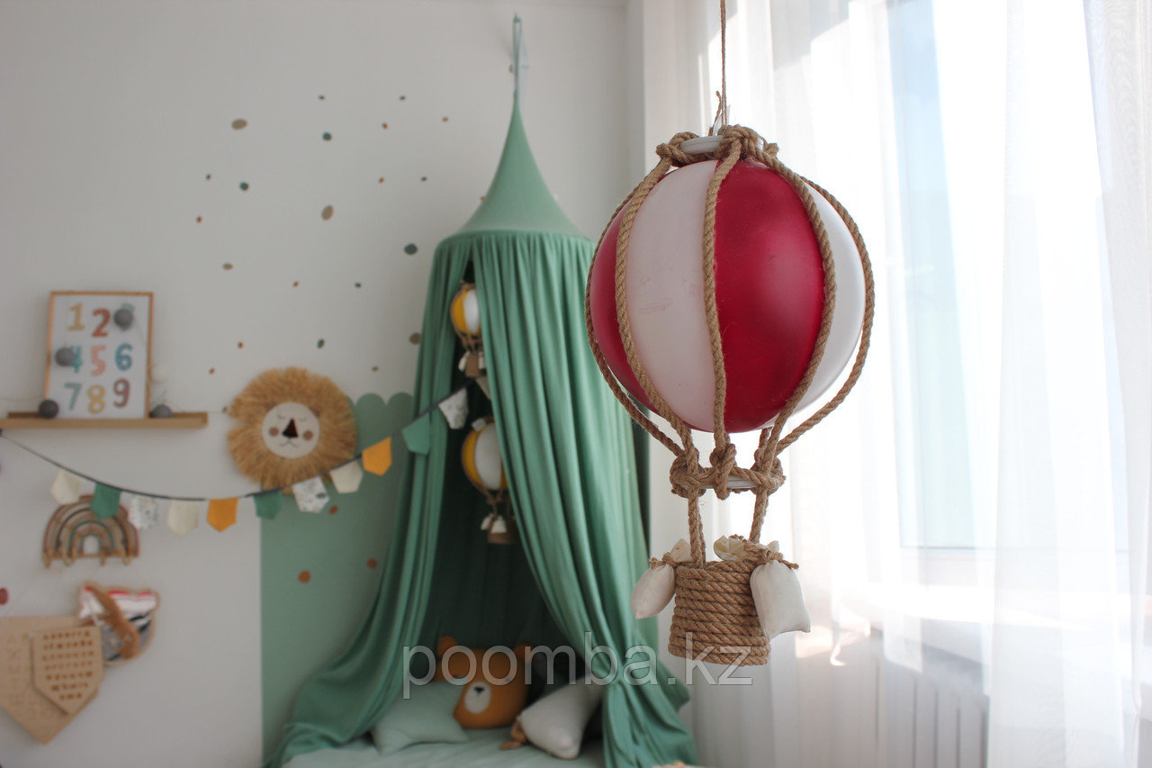 Аэростат - Воздушный шар в детскую комнату Бордовый 42 см - фото 1 - id-p116087231