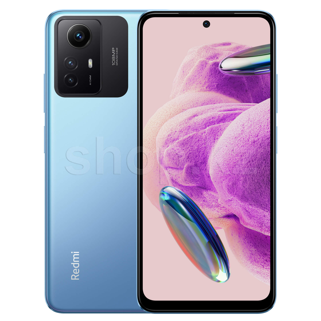 Смартфон Xiaomi Redmi Note 12S, A13/2.05+2.0GHz/8GbRAM 256GbROM,6.43",2400x1080/2SIM, Ice Blue - фото 2 - id-p116087641